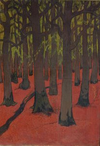 Der Wald mit roter Erde, ca. 1891